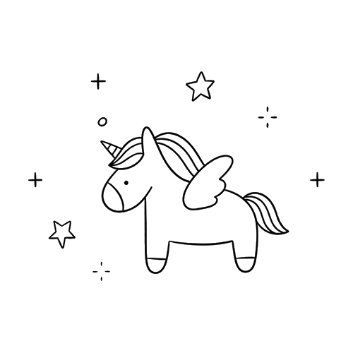 Baby Unicorn Tattoo