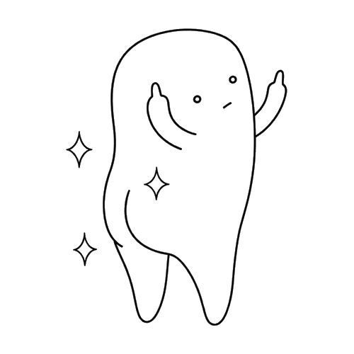 Cute Blob Tattoo