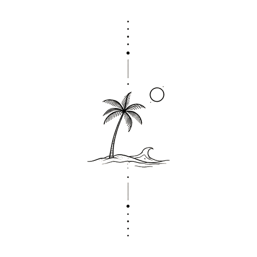 Palm Tree Tattoo