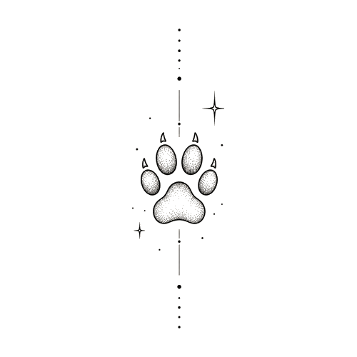 Paw Print Tattoo