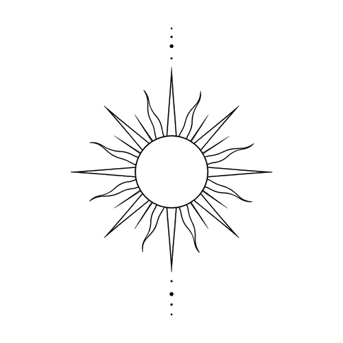 Sun Tattoo