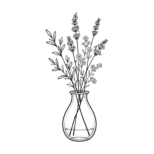Wildflower Vase Tattoo